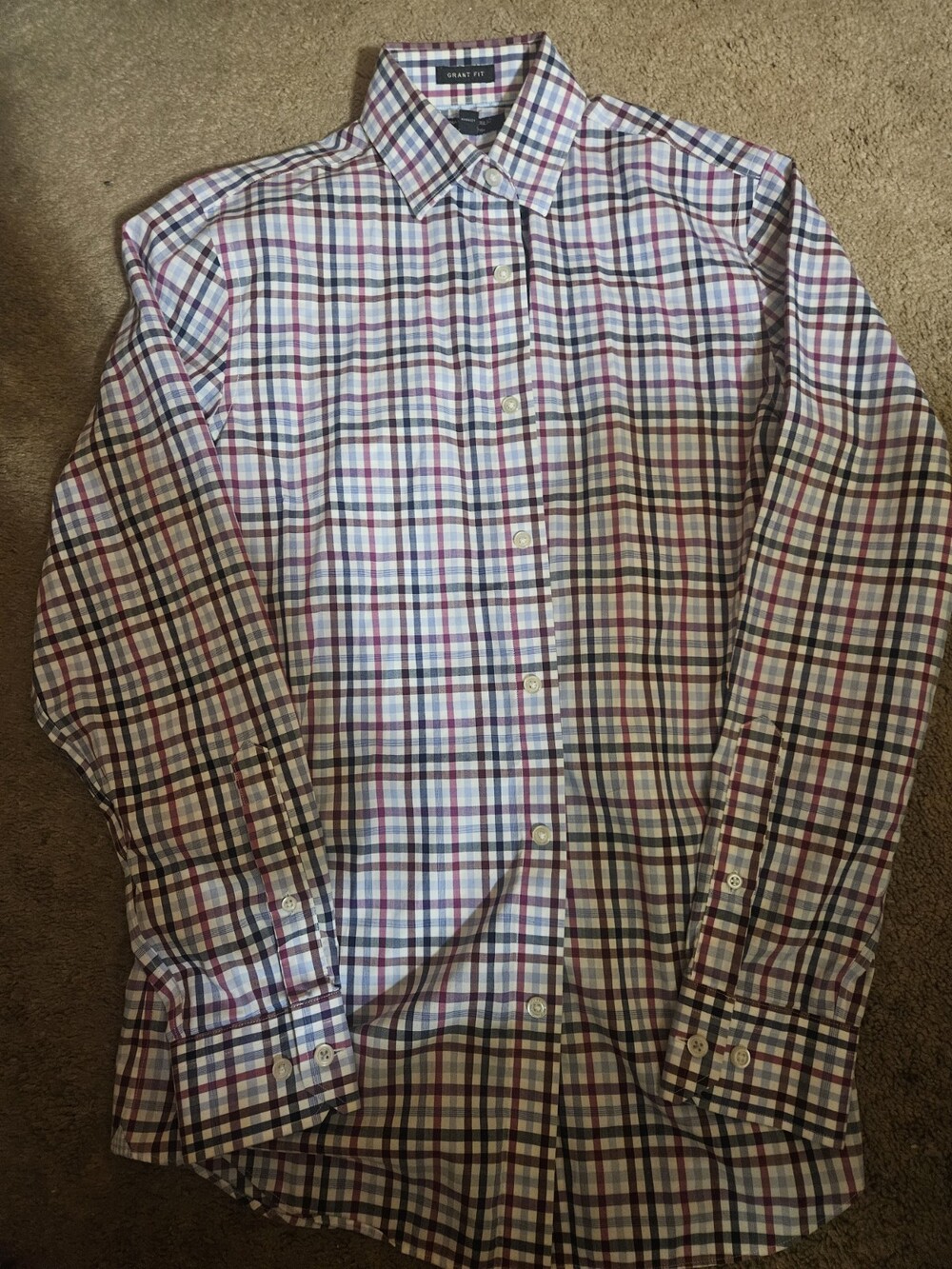 Men’s Banana Republic Grant Fit Button Down Dress Shirt Size S